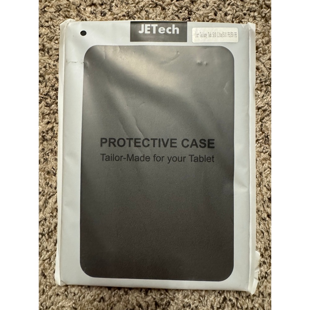 JETech Protective Case for Samsung Galaxy Tab S10 Lite S10 FE S9 FE Black Cover